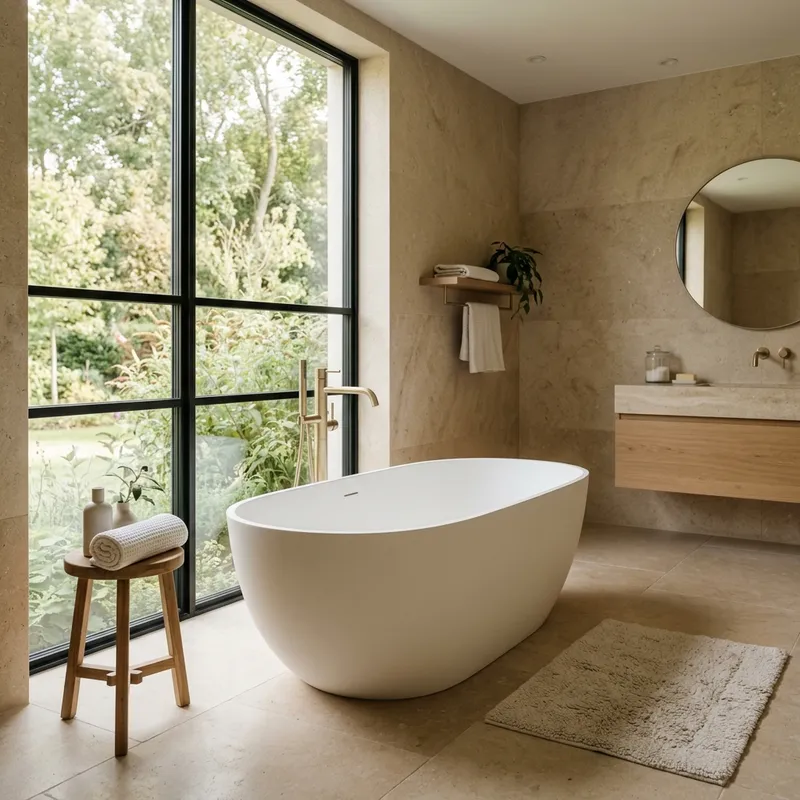Luxury bathroom details